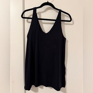 Athleta Black Tank with Built in Bra